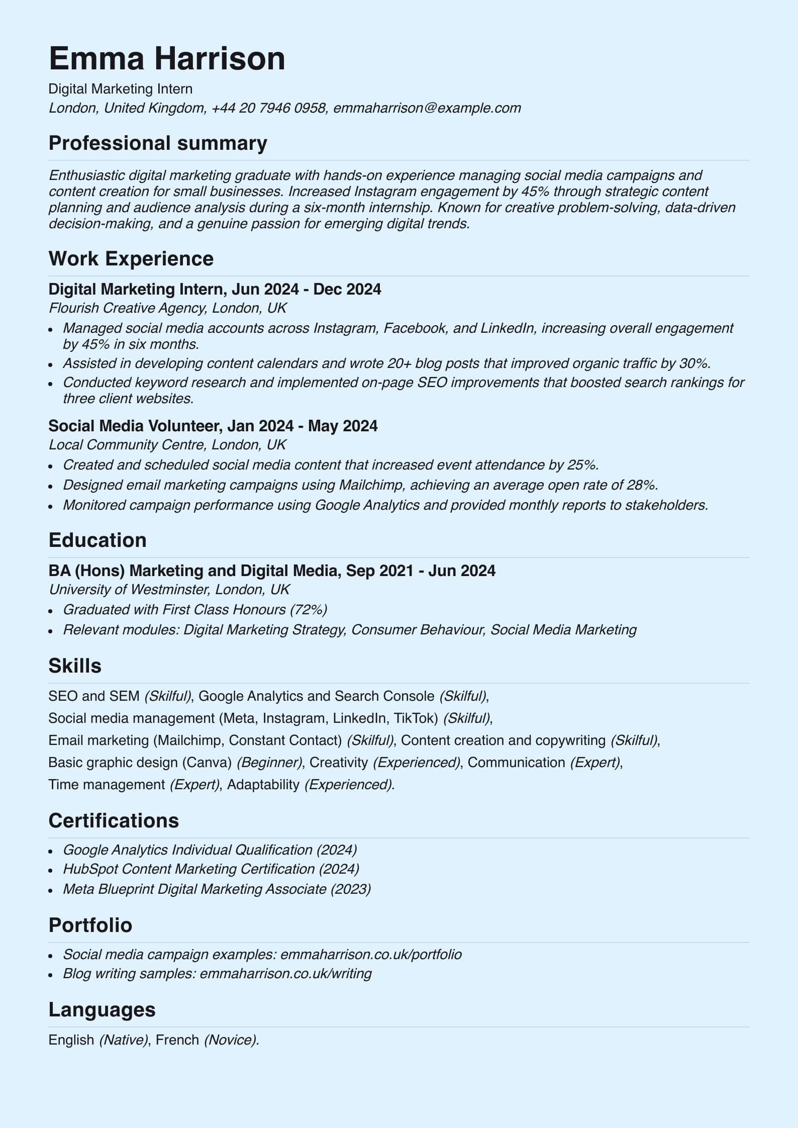 Junior Digital Marketing